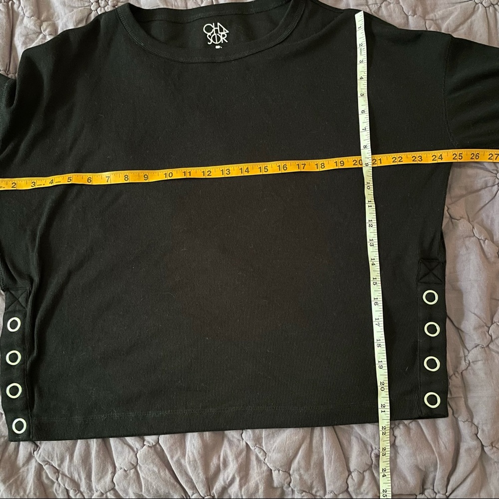 Chaser Anthro Side Snap Button Pullover Sweater - image 8